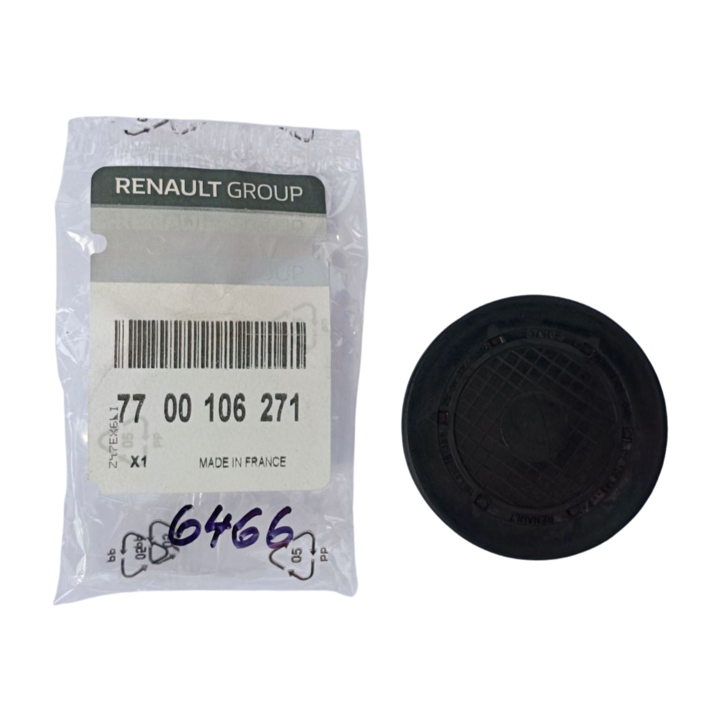 7700106271 Záslepka vačkové hřídele originál Renault - 57 mm