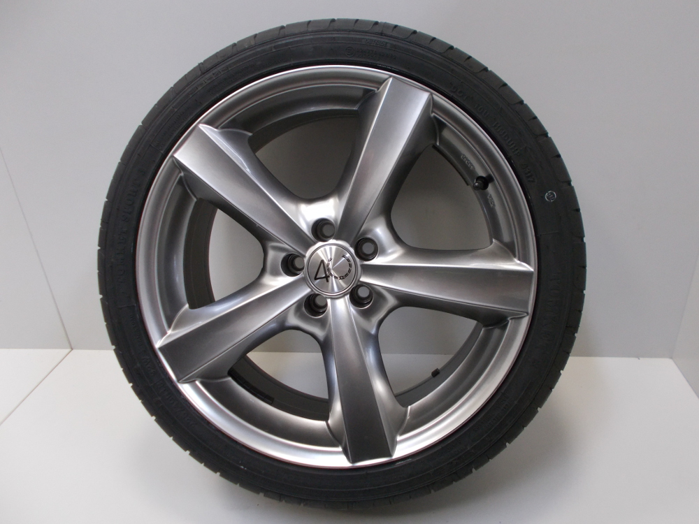 Letní obutá sada Chrysler, disky 7,5x18 ET35 5x100x57, pneu 225/40/18 92W TOMKET